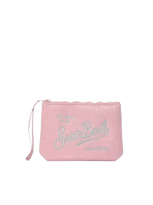 Pochette Aline Lurex in scuba con effetto lurex Rosa Mc2 Saint Barth | ALI001303000L